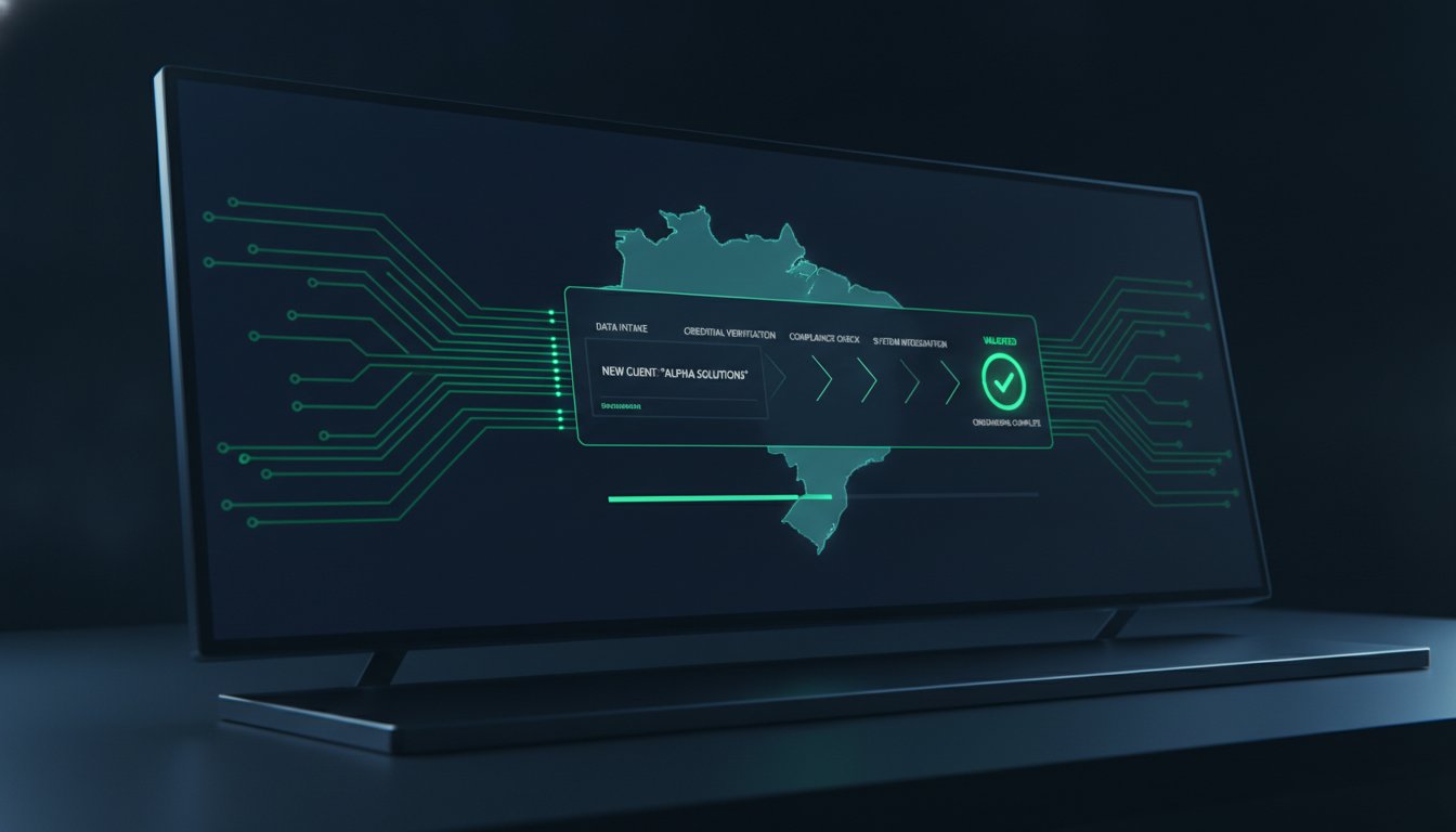 Automação de onboarding de clientes: Guia e Template para 2026
